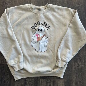 Gildan Cream Boo-Jee Ghost Sweater